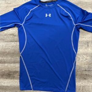 Under Armour Men's Blue compression Shirt